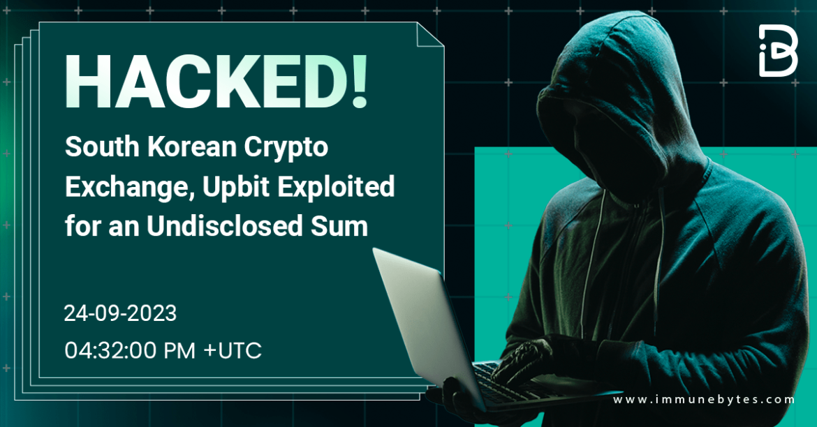 South Korean Crypto Exchange, Upbit Exploited for an Undisclosed Sum